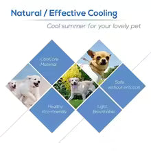 Tapete Refrescante para Perros y Gatos | Alfombrilla de Verano Lavable | Jodaura